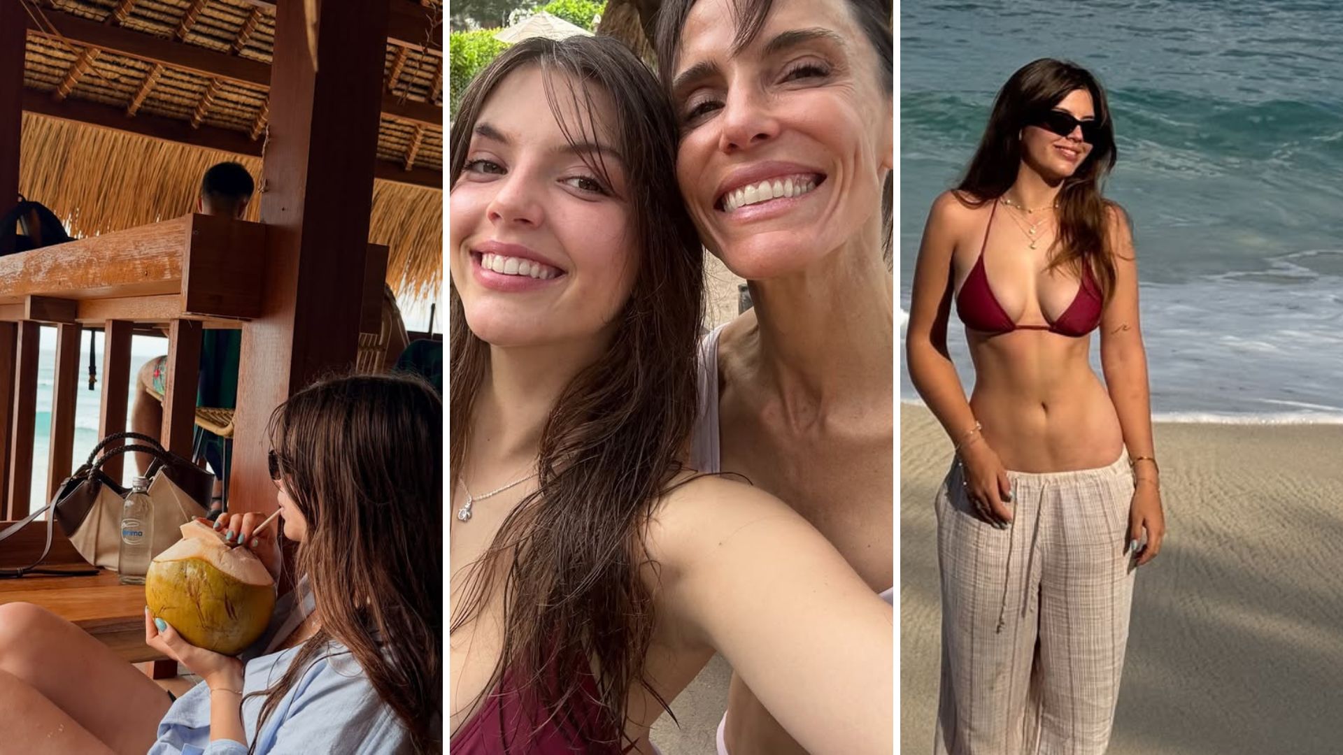 Las fotos y los videos del paradisíaco viaje de India Arana, la hija de María Susini y Facundo Arana, a Bali: surf, templos y espiritualidad