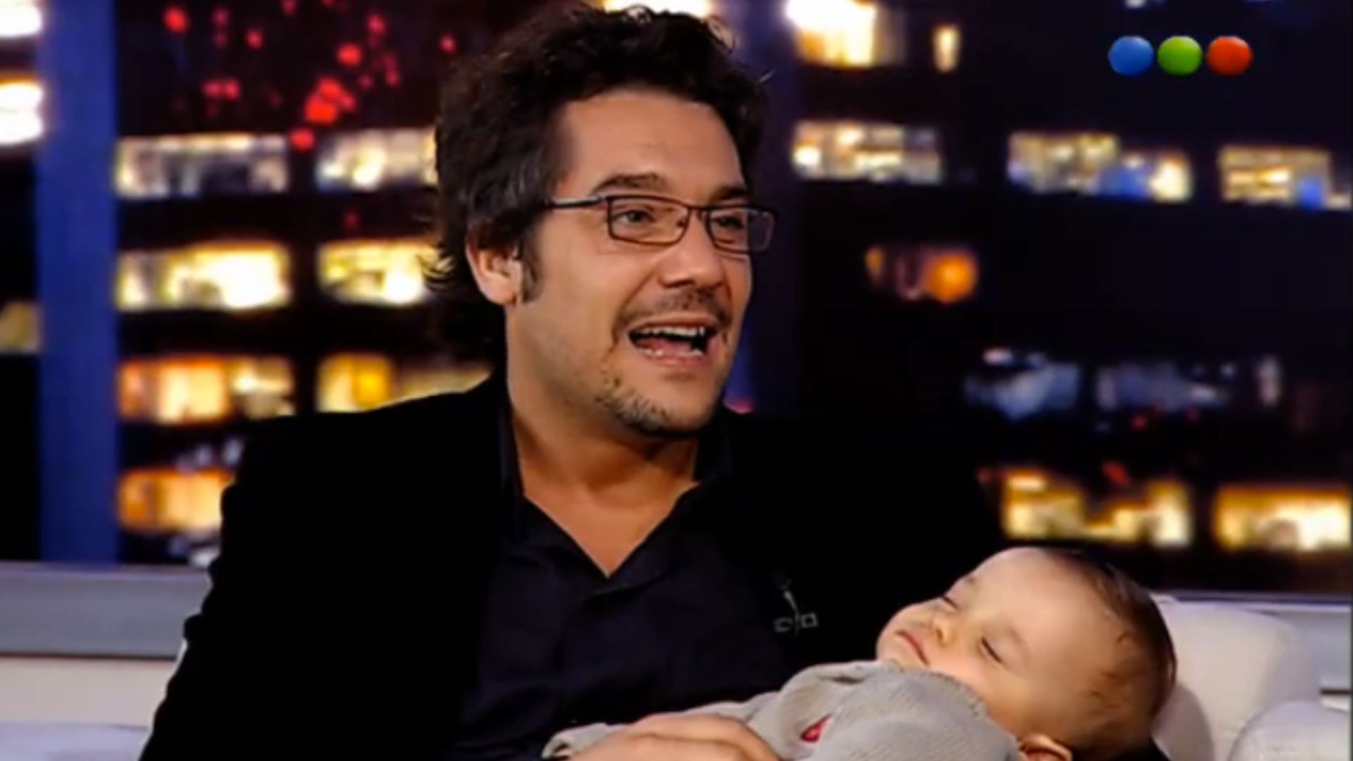 El día en que Maxi Ghione presentó a su hijo con la actriz mexicana Ana Carolina Valsagna en el programa de Susana Giménez
