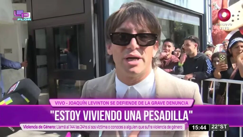 Qué dijo Joaquín Levinton al regresar a su rutina laboral tras las acusaciones en su contra
