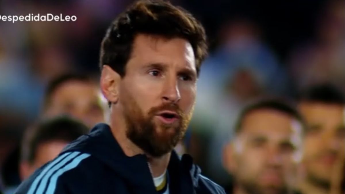 El conmovedor discurso de Messi en su despedida: las lágrimas, el recuerdo de su papá y "el día más triste" de su carrera