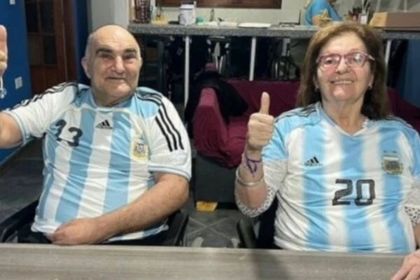 Eulalia y Ángel-padres de scaloni-murió la mamá de Lionel Scaloni