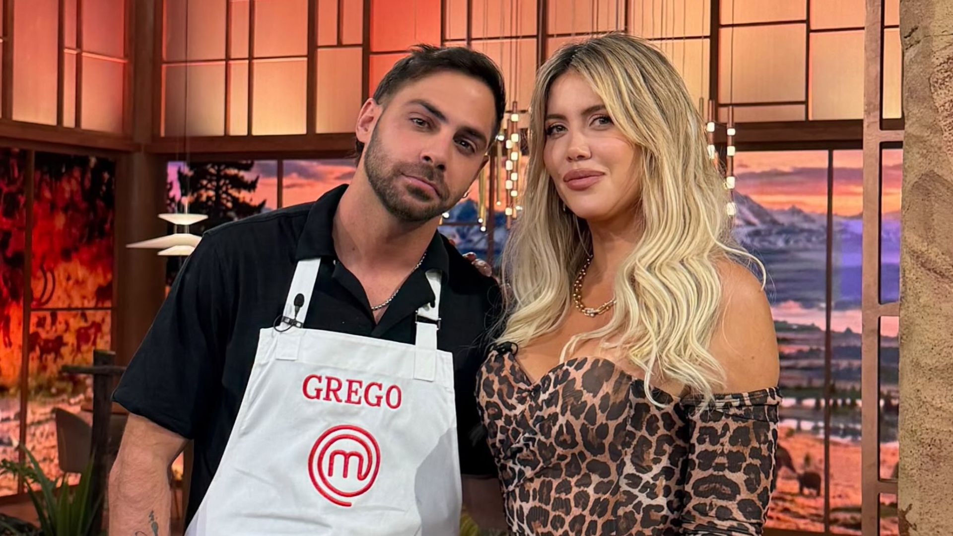 "Qué fuerte está": el piropo sin filtro de Grego Rossello a Wanda Nara y la desopilante respuesta de la conductora