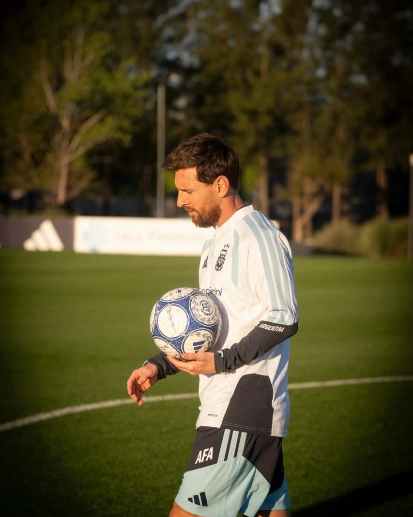 Lionel Messi último entrenamiento con Argentina