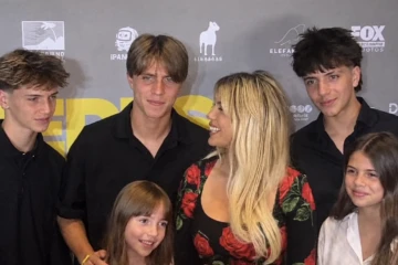 Wanda Nara y sus hijos-Revista Gente