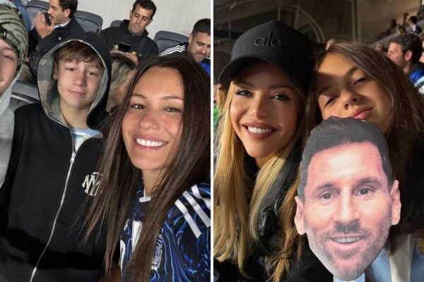 famosos despedida a Messi-Pampita-Evangelina Anderson